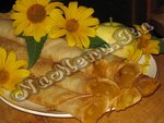 Блинчики с яблочно-коньячной начинкой