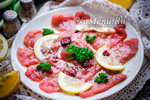 Карпаччо из говядины в домашних условиях