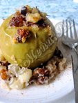 Запеченные яблоки с медом и фруктами