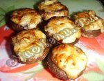 Шампиньоны с курицей (в аэрогриле)