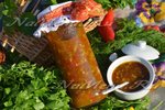 Острый соус из желтой алычи на зиму