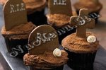 Рецепт кексов "Пристанище зомби" на Хэллоуин