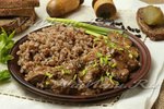 Бефстроганов из свиной печени