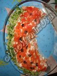 Рецепт салата с копченной грудкой "Секрет арбуза"