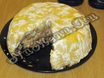 Торт без выпечки "Ромашки в снегу"