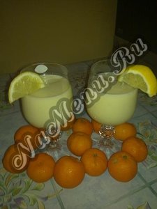 Готовый банановый ликер