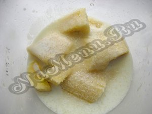 Засыпать сахаром