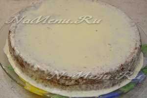 Покрываем кремом