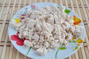 Куриное филе порезать
