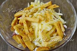 Салат с ветчиной и сыром помидором и Салат с ветчиной и сыром помидором и