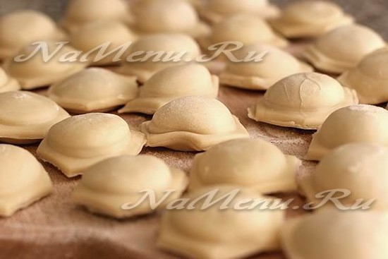 Пельмени - полуфабрикаты из мяса