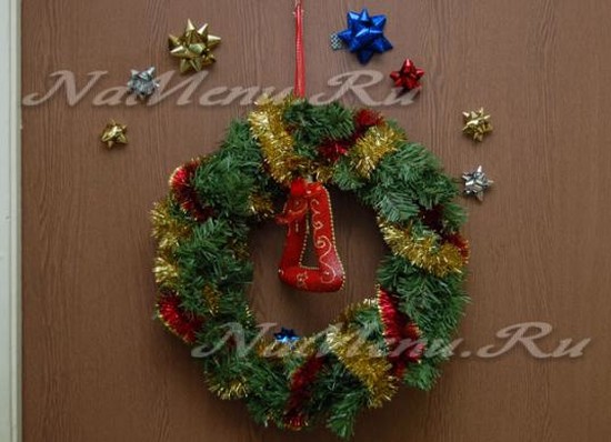 Украшение класса на Новый год 2018 своими руками