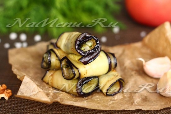 Рулетики из баклажанов на праздничный стол: рецепты с фото (самые вкусные)
