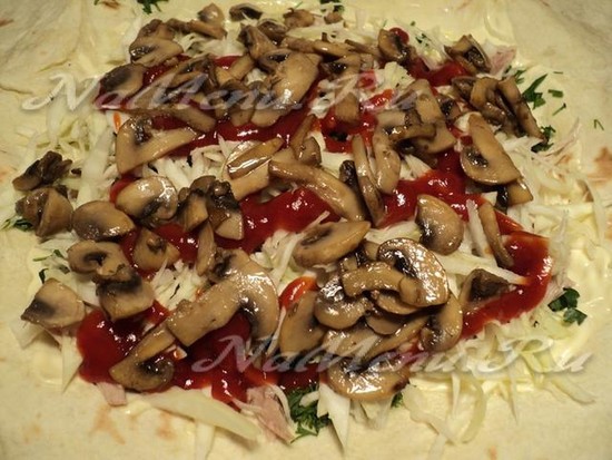 Шаурма с курицей в домашних условиях: рецепт с фото