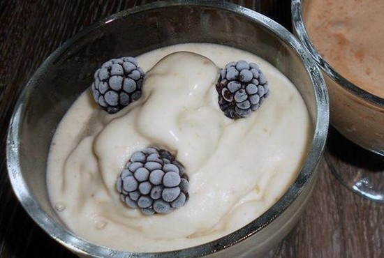 Малокалорийное банановое мороженое
