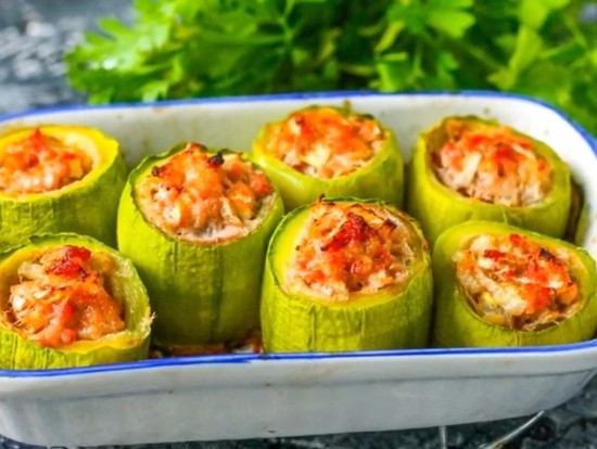 Фаршированные кабачки