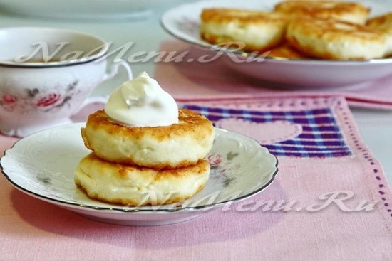 приготовление сырников