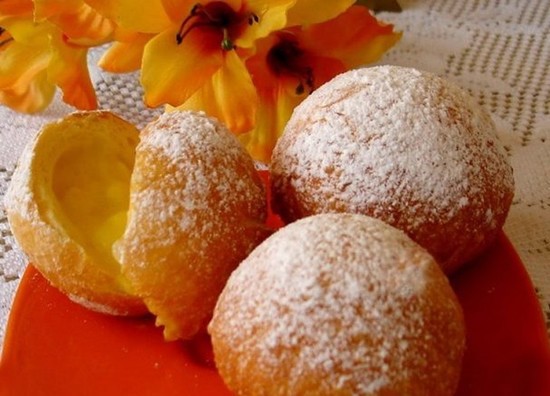 пончики с начинкой