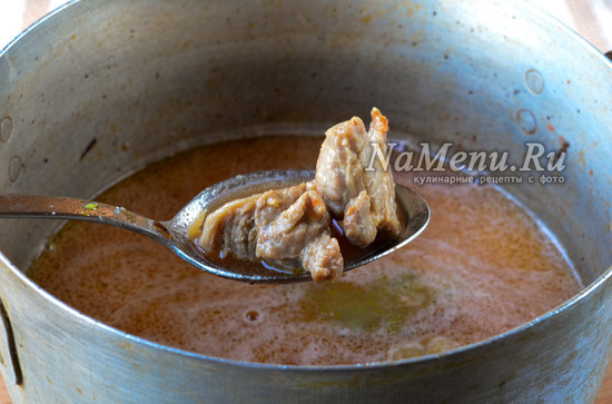 тушеное мясо