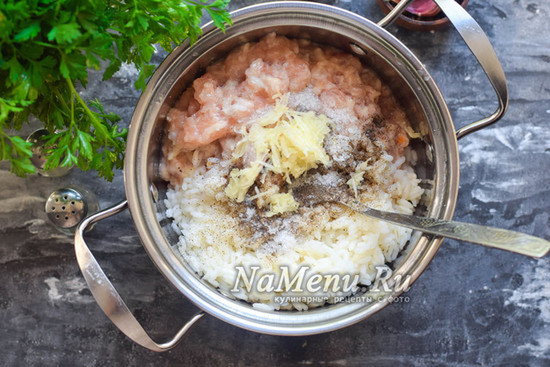 фарш с чесноком