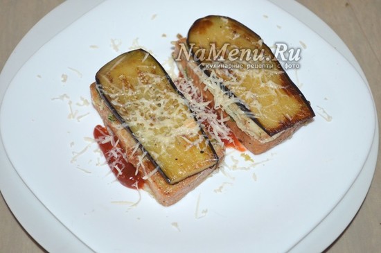 Невероятно вкусные тосты с баклажанами