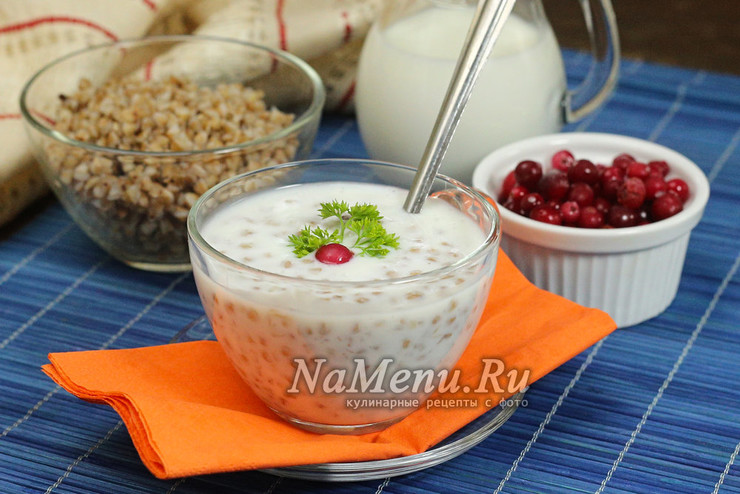 Скраб для кишечника из гречки и кефира
