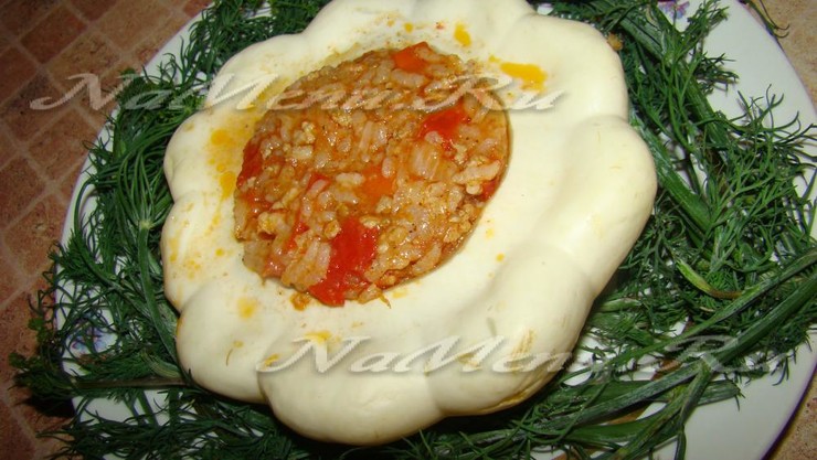 Фаршированные патиссоны
