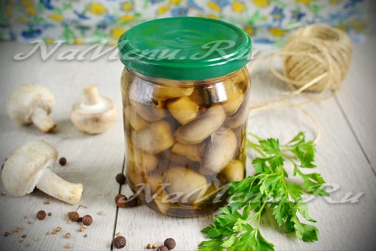 Домашние маринованные шампиньоны