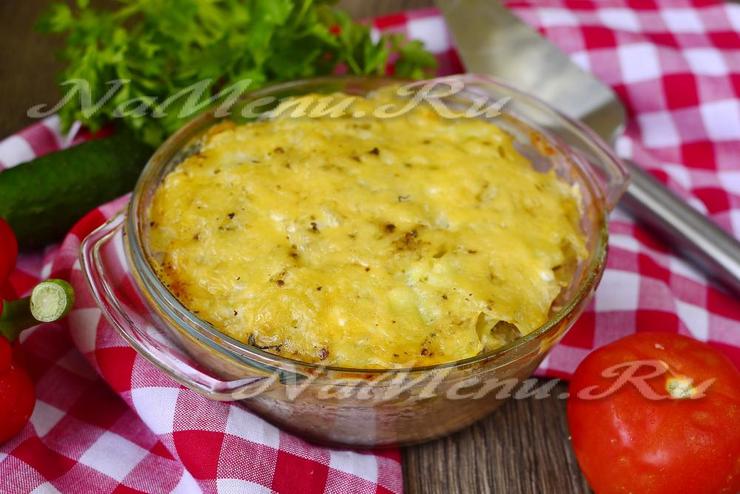 Картофельная запеканка с фаршем