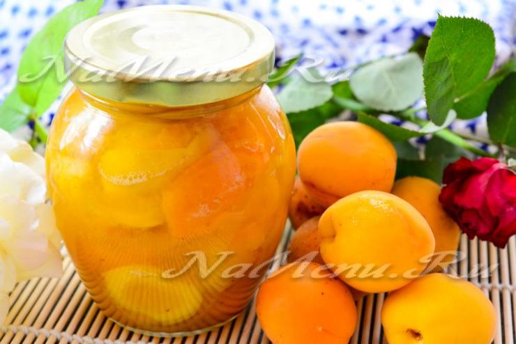 Абрикосовое варенье дольками без воды