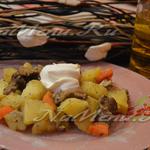 Жаркое с можжевельником и горчицей в рукаве