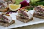 Закуска из селедки и сливочного сыра