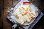 Рулет из лаваша с крабовыми палочками