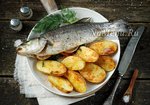 Сибас запеченный в духовке
