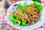 Гречневая каша с луком и морковью