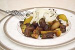 Жареная картошка с мясом на сковороде