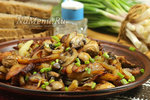 Жареная картошка с шампиньонами