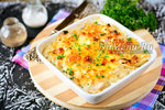 Пельмени в духовке со сметаной и сыром