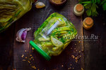 Хрустящие маринованные кабачки с чесноком на зиму