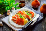 Рататуй с сыром и картошкой в духовке