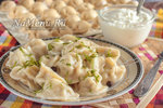 Пельмени с капустой и фаршем