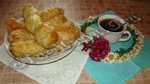 Слоеное тесто с курицей "Спираль"