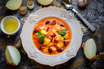 Очень вкусный, бесподобный постный борщ с консервированной фасолью