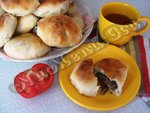 Пирожки с куриной печенью и кус-кусом