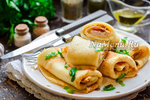 Блинчики с печенью трески – очень вкусные