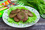 Печеночные оладьи с морковью и луком