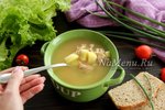 Простой гороховый суп с мясом