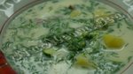 Окрошка с говяжим языком