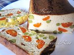Рыбный террин с рикоттой и овощами