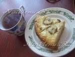 Домашняя ватрушка с бананами